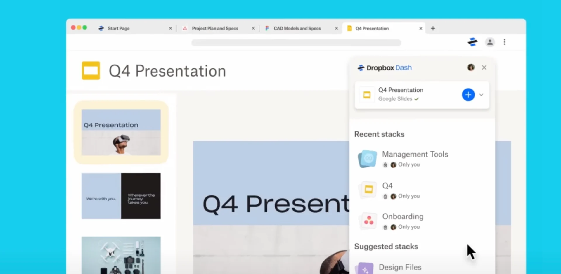 Dropbox Dash, Smart Collections