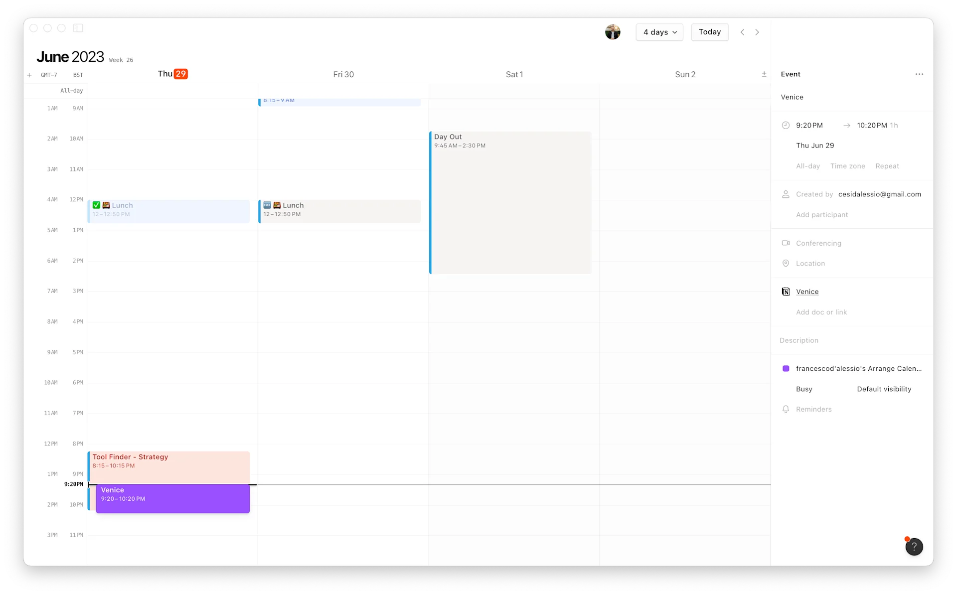 Cron Calendar, Notion Pages