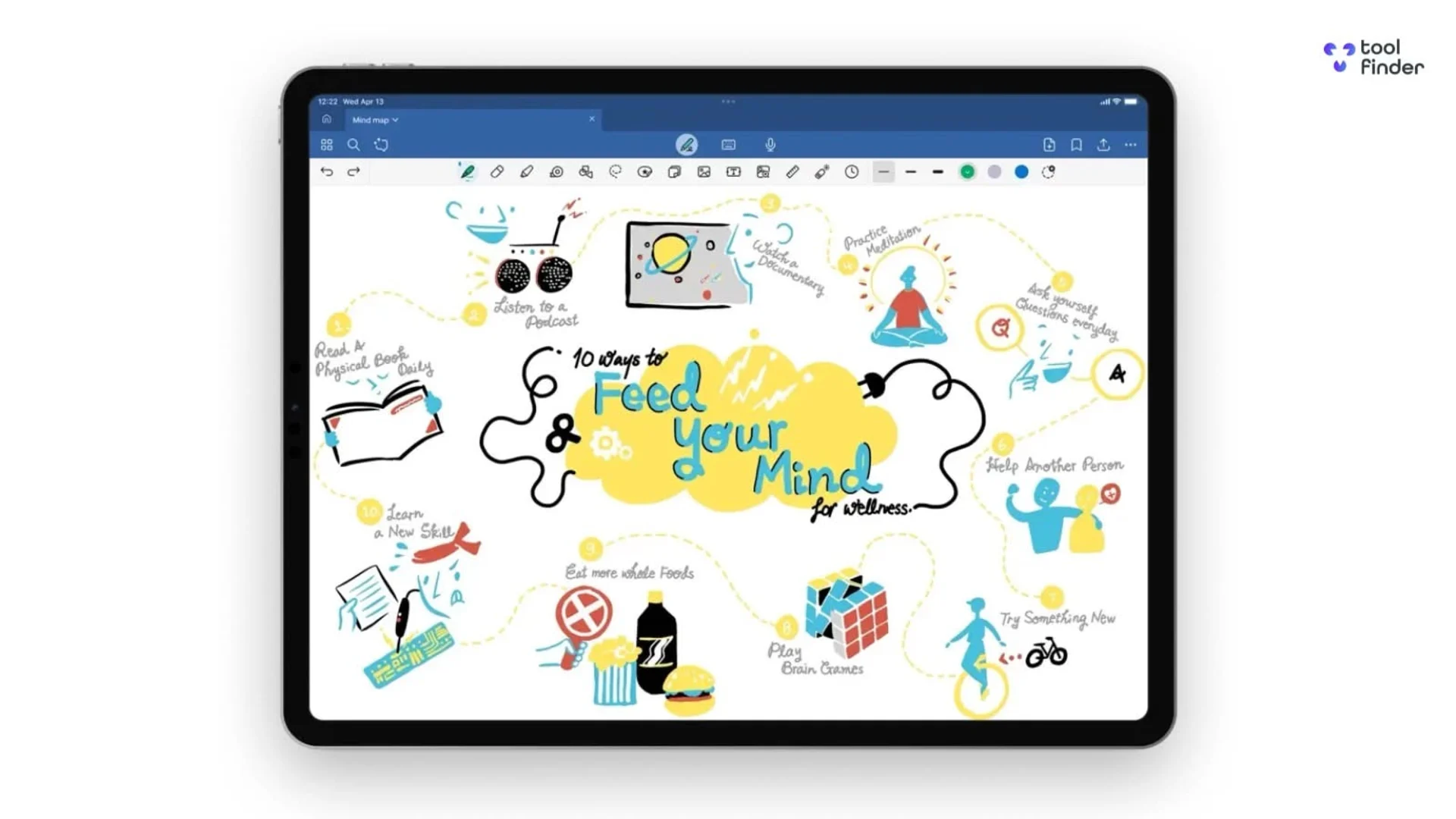 Landscape iPad, GoodNotes App, Notes for iPad