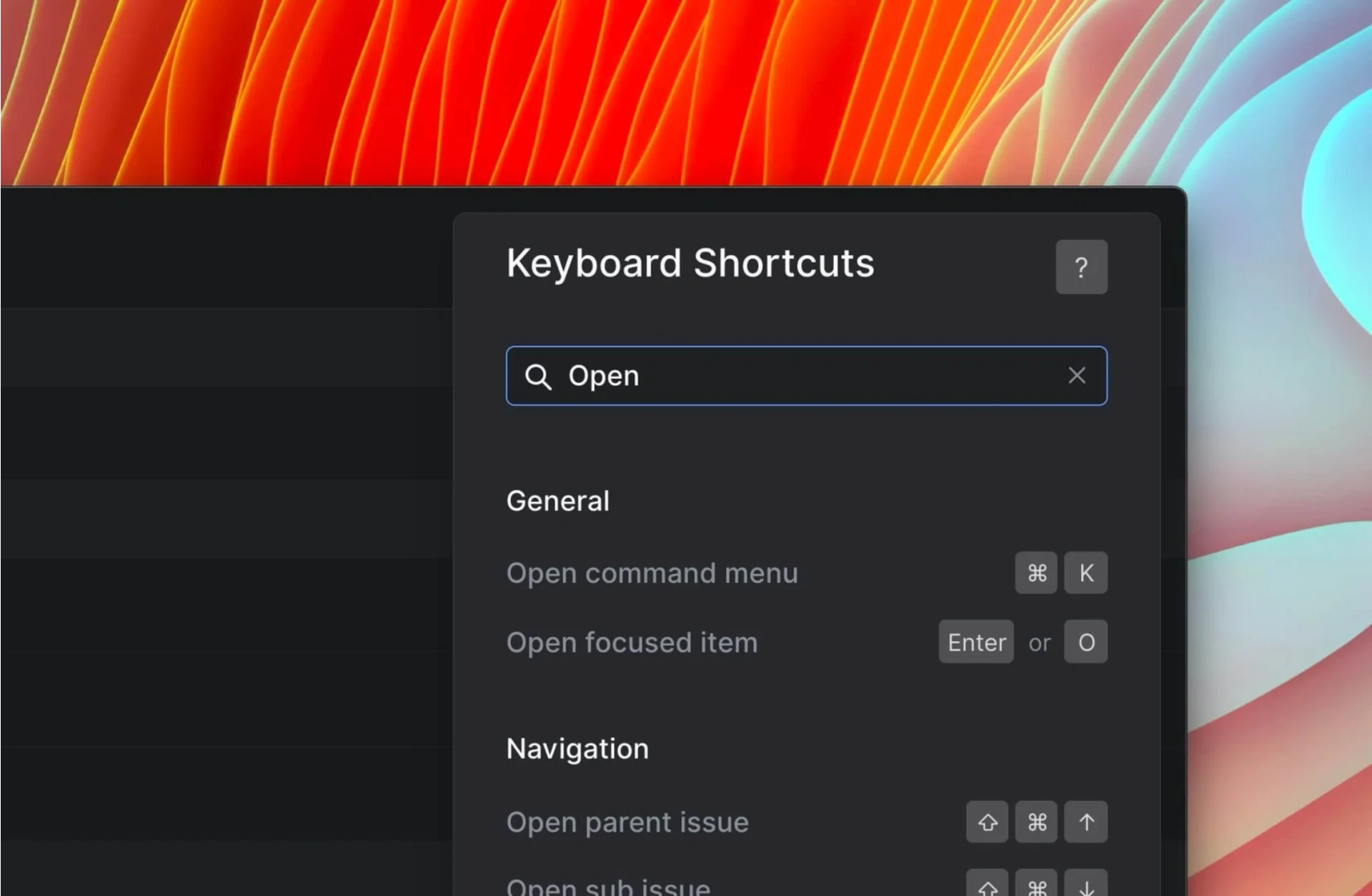 Linear Keyboard Shortcuts for quick software team product planning.