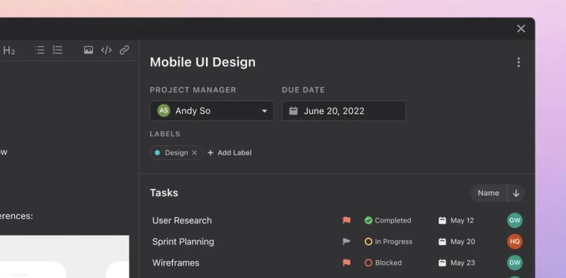 Motion - Task Management for Teams, Showing Motion Desktop App