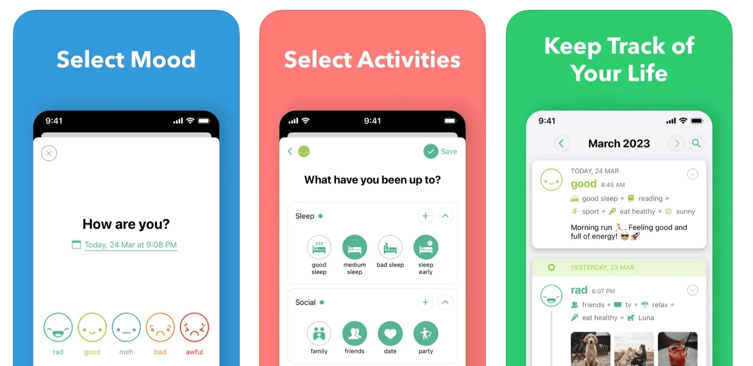 Daylio App, Tracking Habits