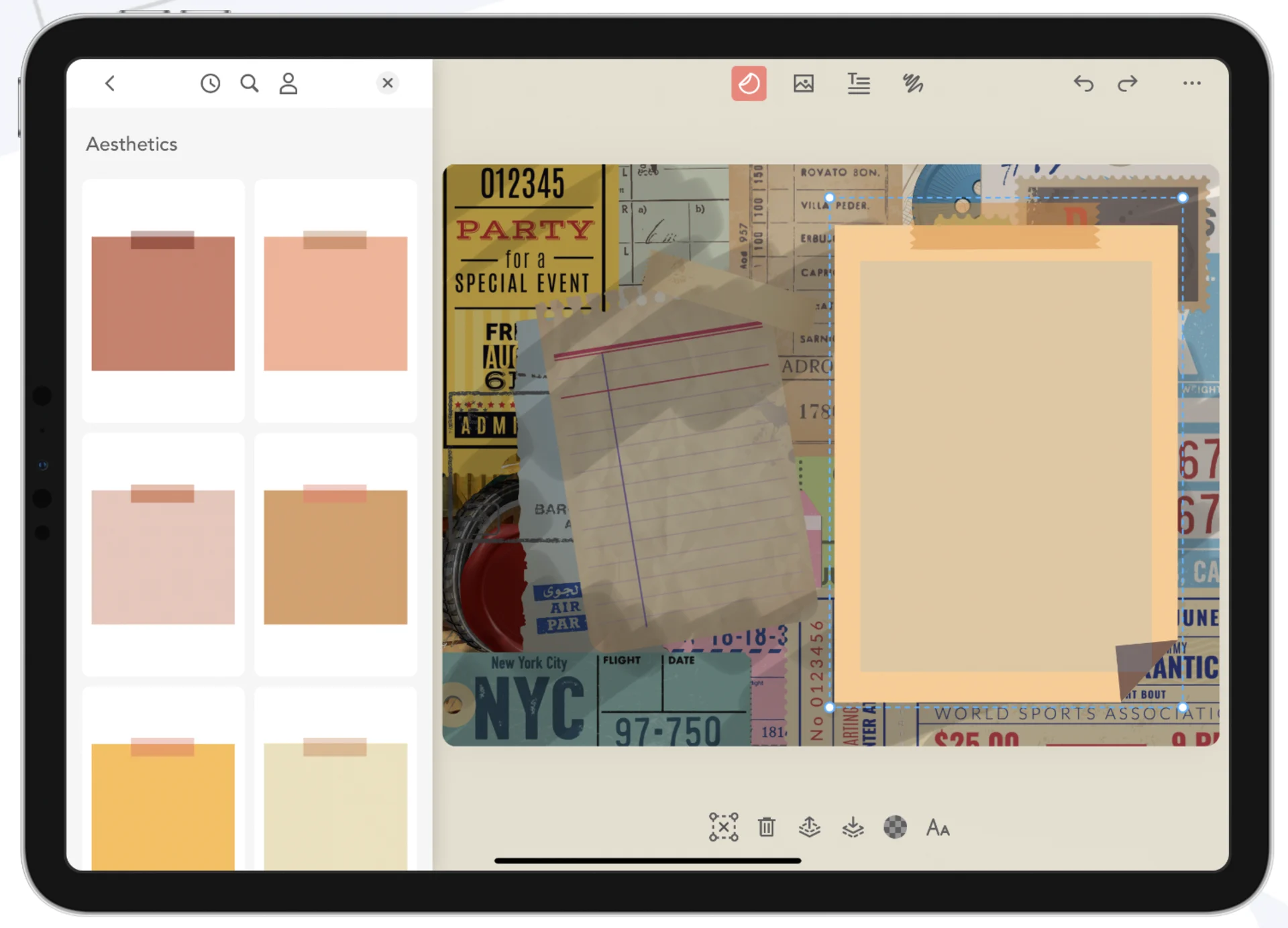 Zinnia iPad Templates Planner App