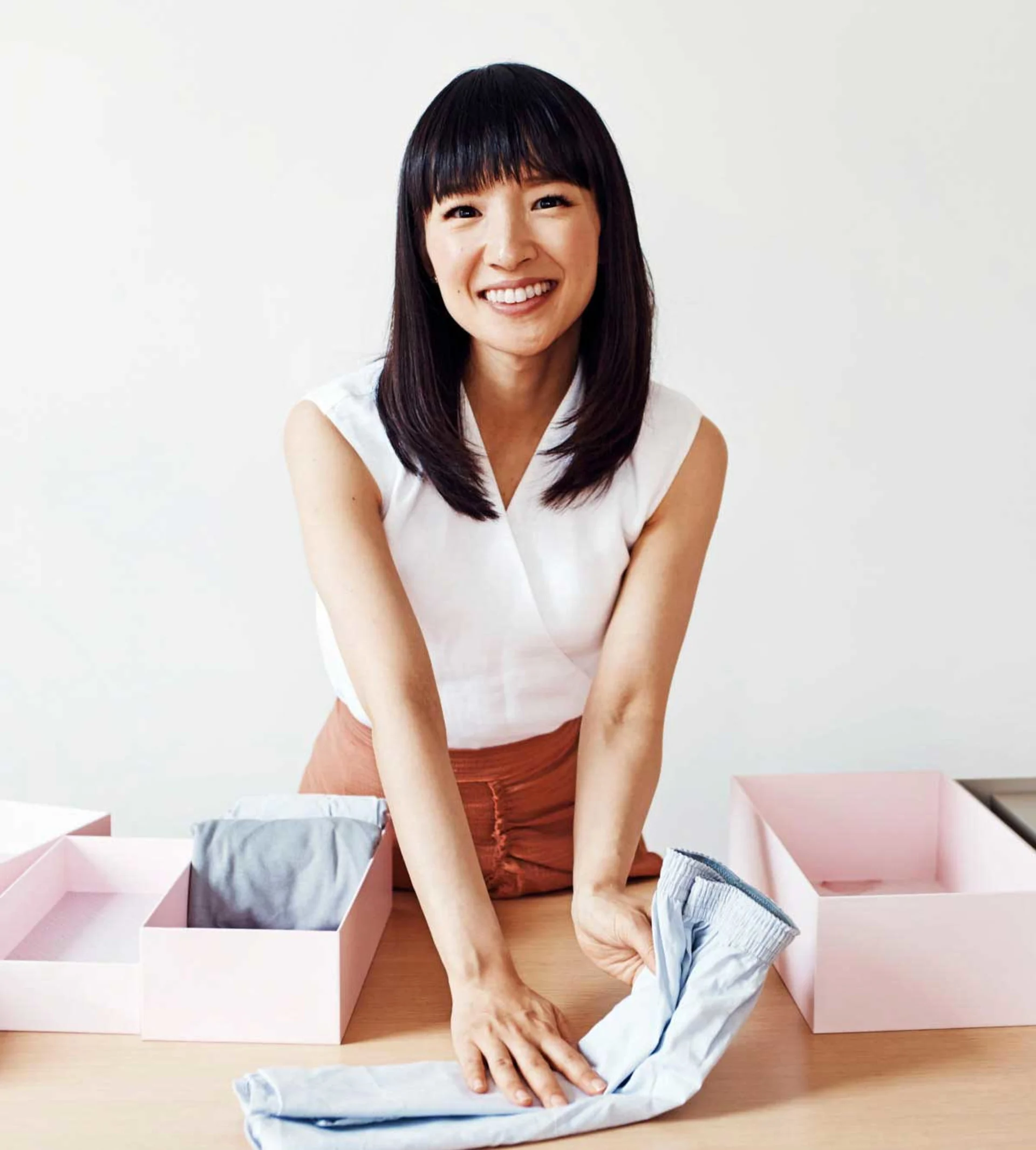 Marie Kondo is famous for how she organises space, tidies and gets things done.