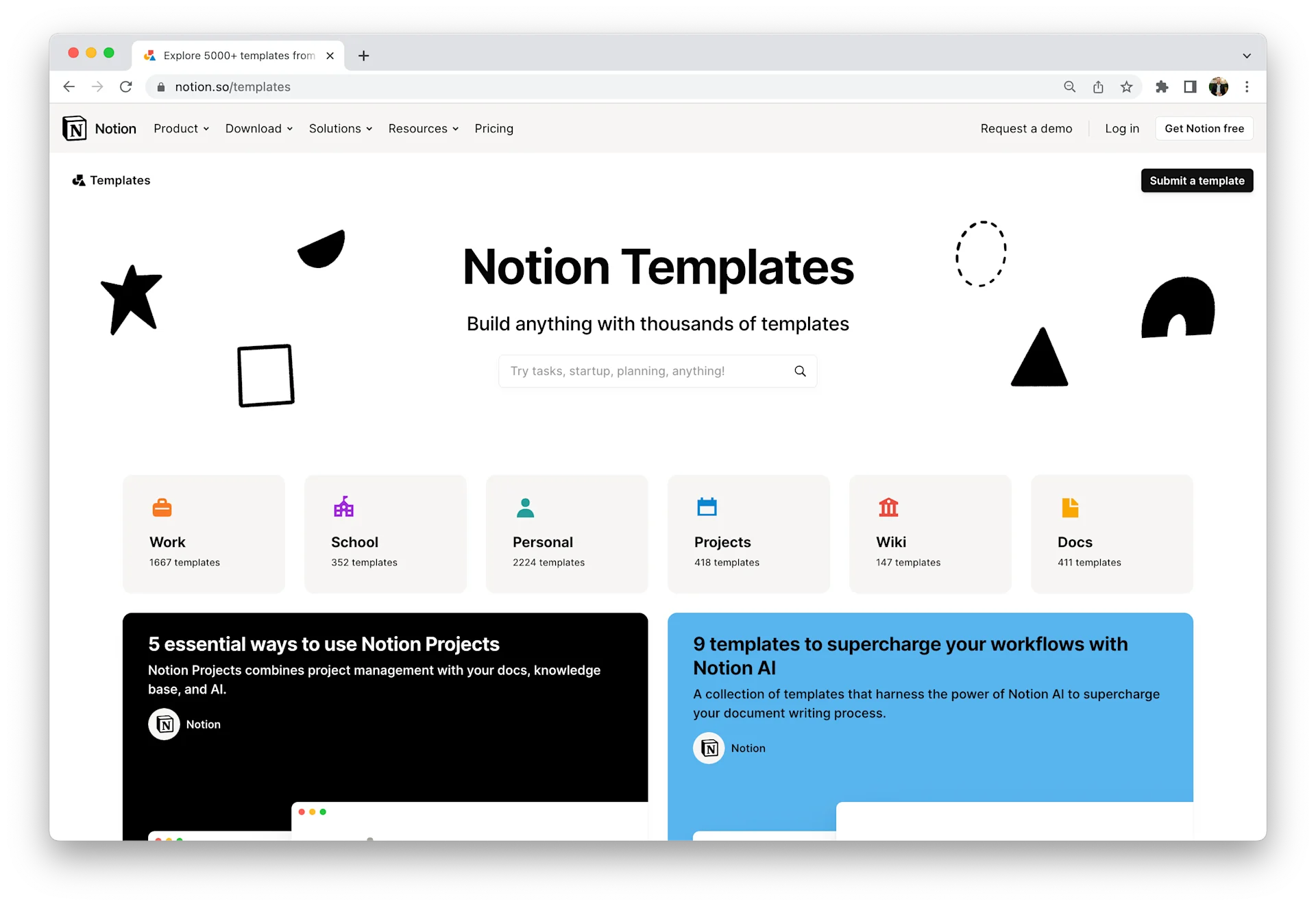 Notion Template Gallery, Best Place to Find Notion Templates