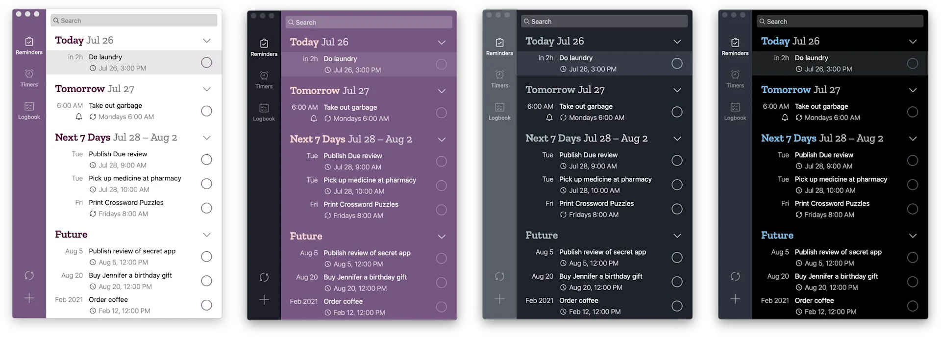 Due reminder tool for Mac and iPhone for persistent reminders to get things done.