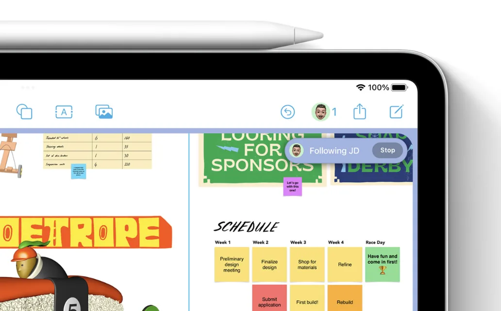 Follow Along with Presenters, Apple Freeform, App for Visual Note-Taking Collaborative