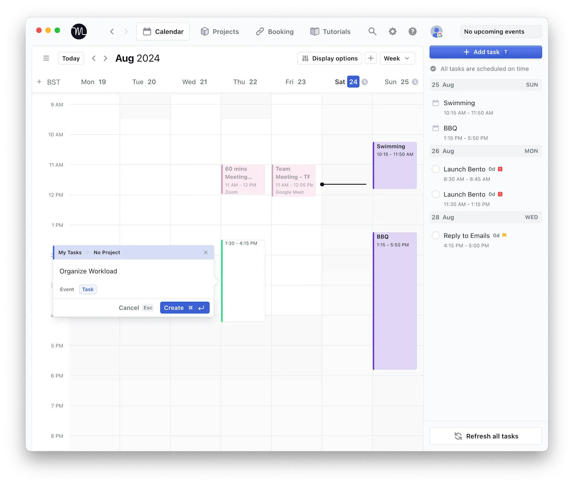 Task Management in Motion