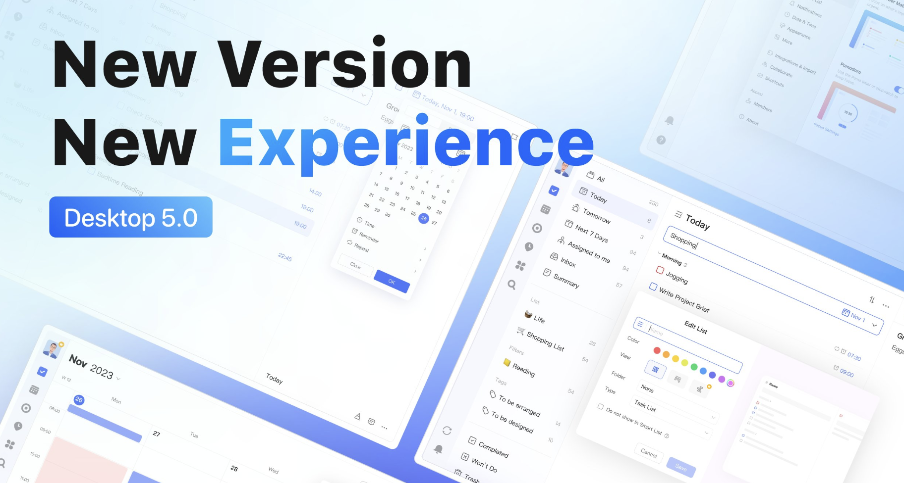 TickTick Desktop 5.0