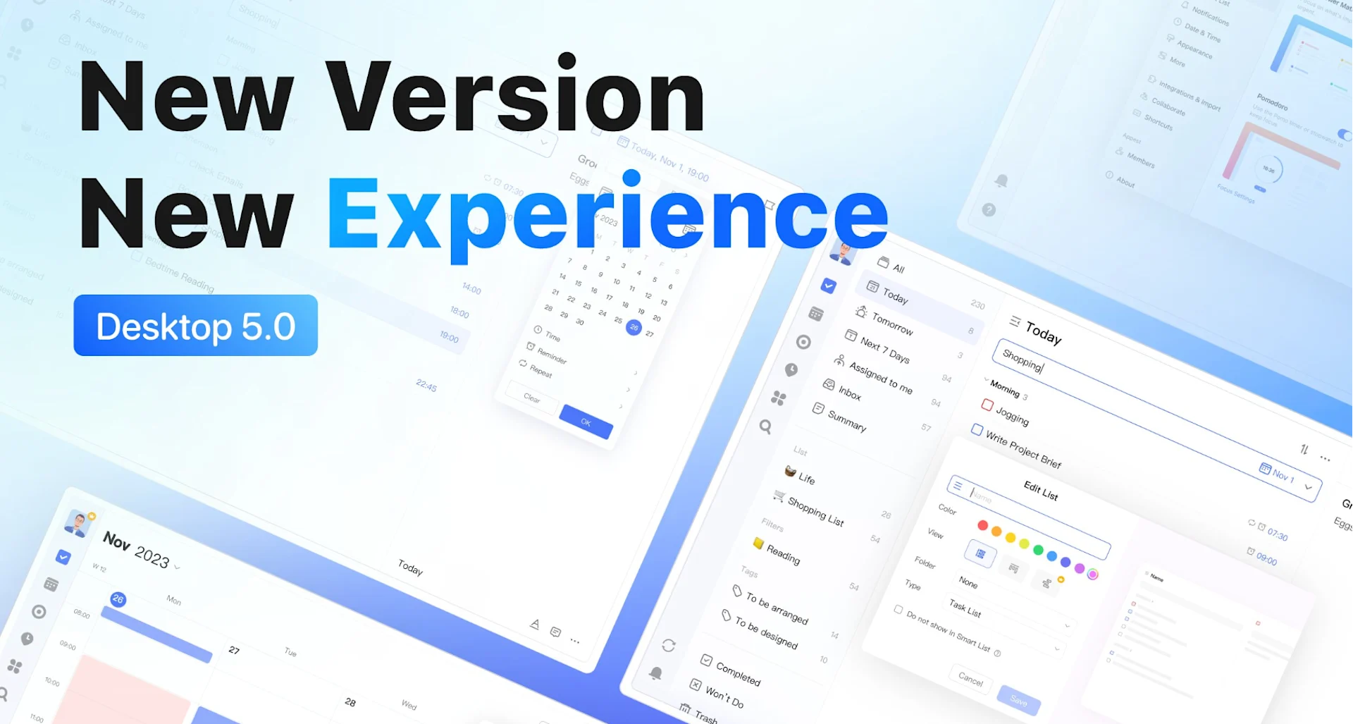 TickTick Desktop 5.0