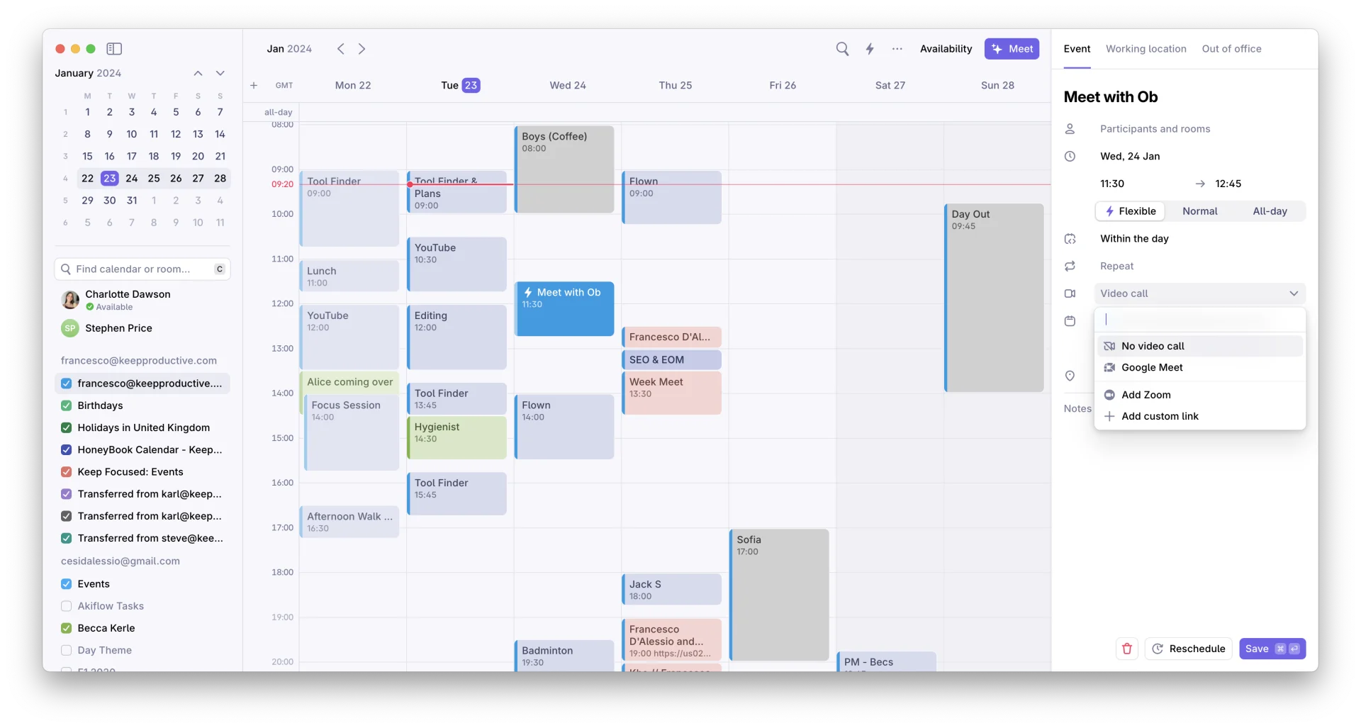 Rise Calendar Top Features, Pricing & User Reviews (2024)