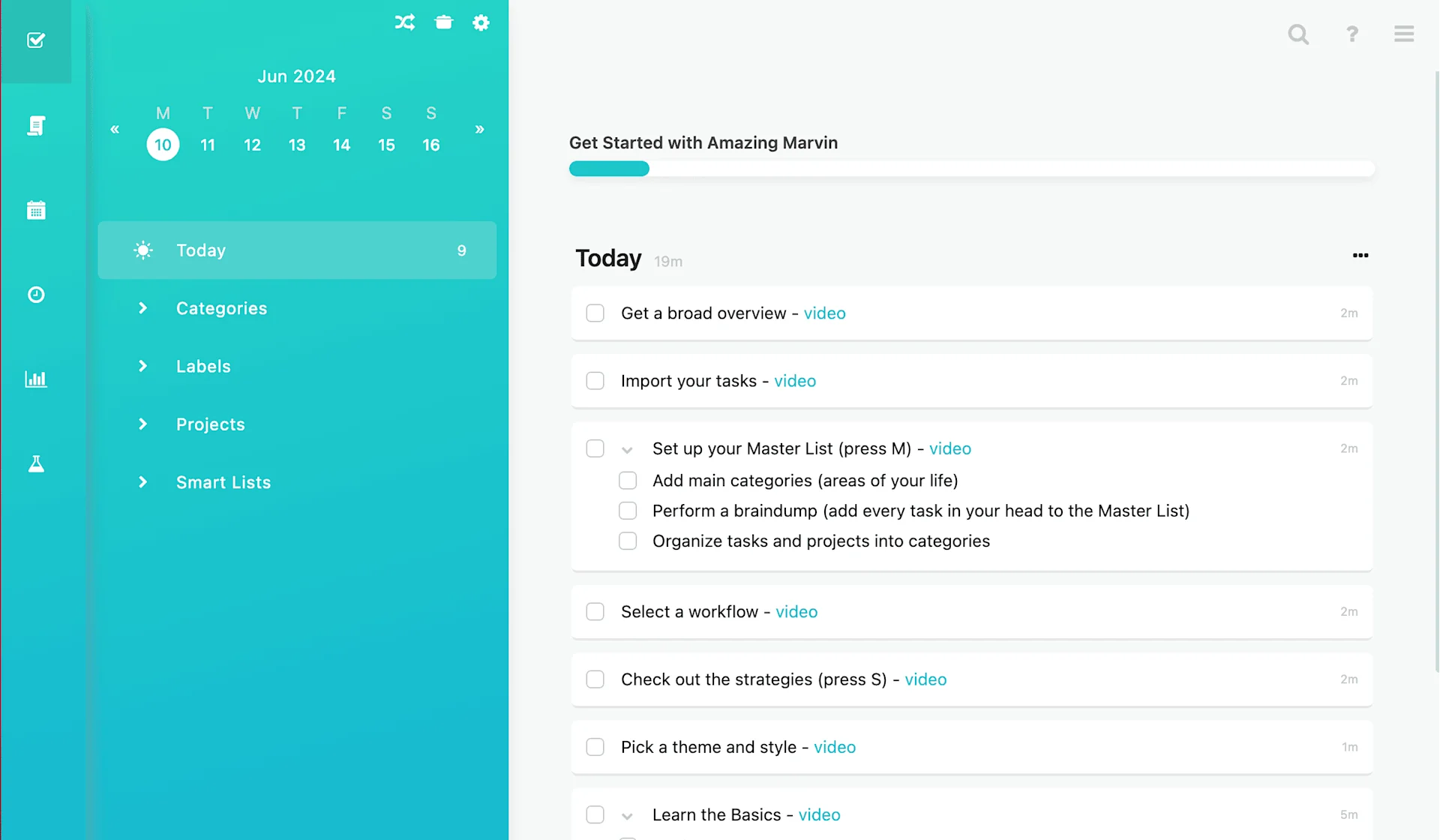 Amazing Marvin Today View