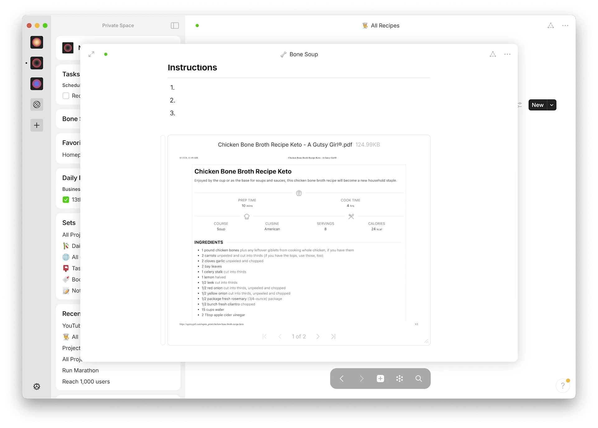 Anytype PDF Upload, Markdown