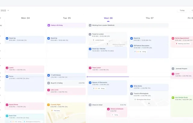 Calendar Apps Tools - Productivity Apps Review