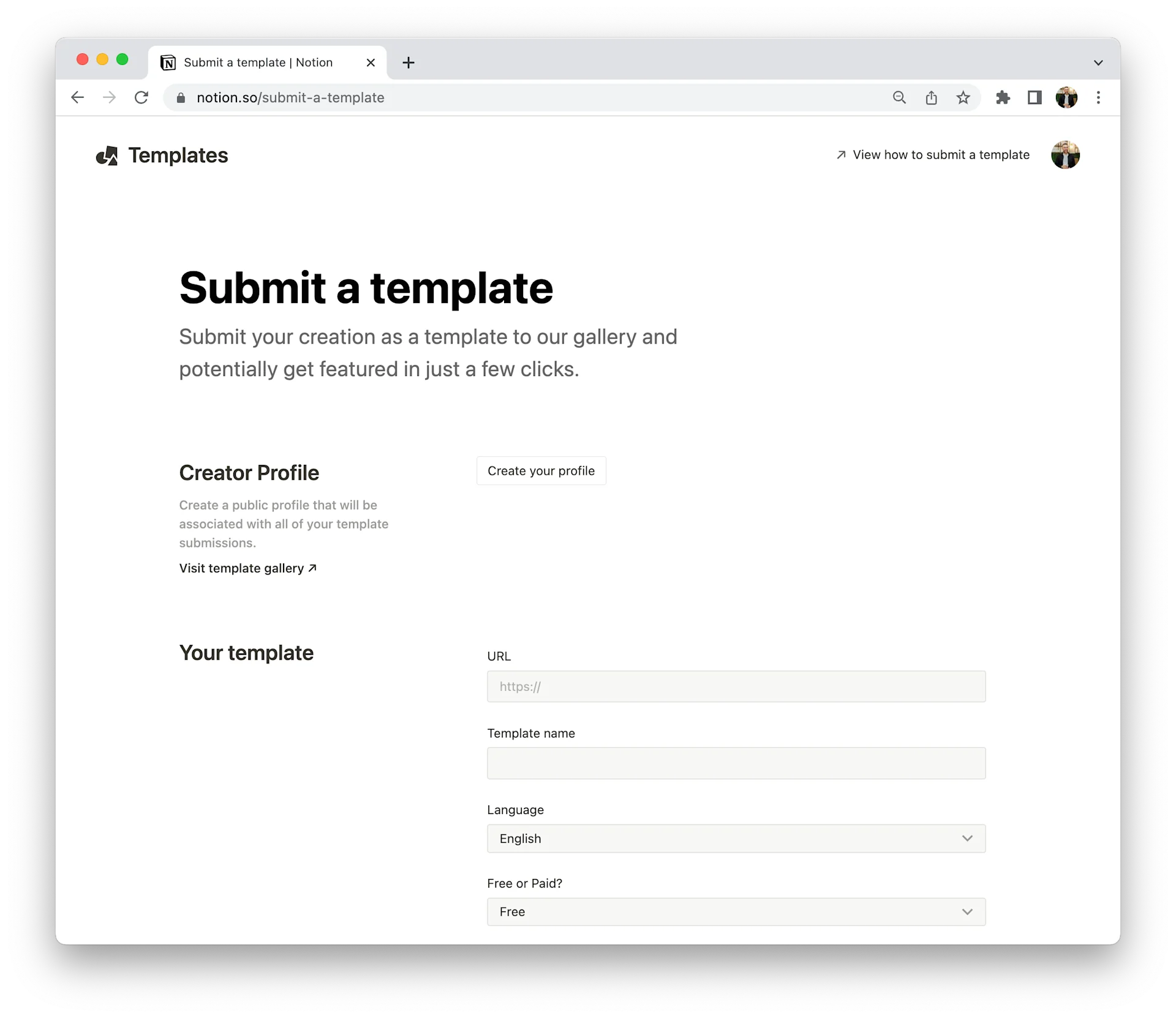 Notion Templates, Notion Template Gallery