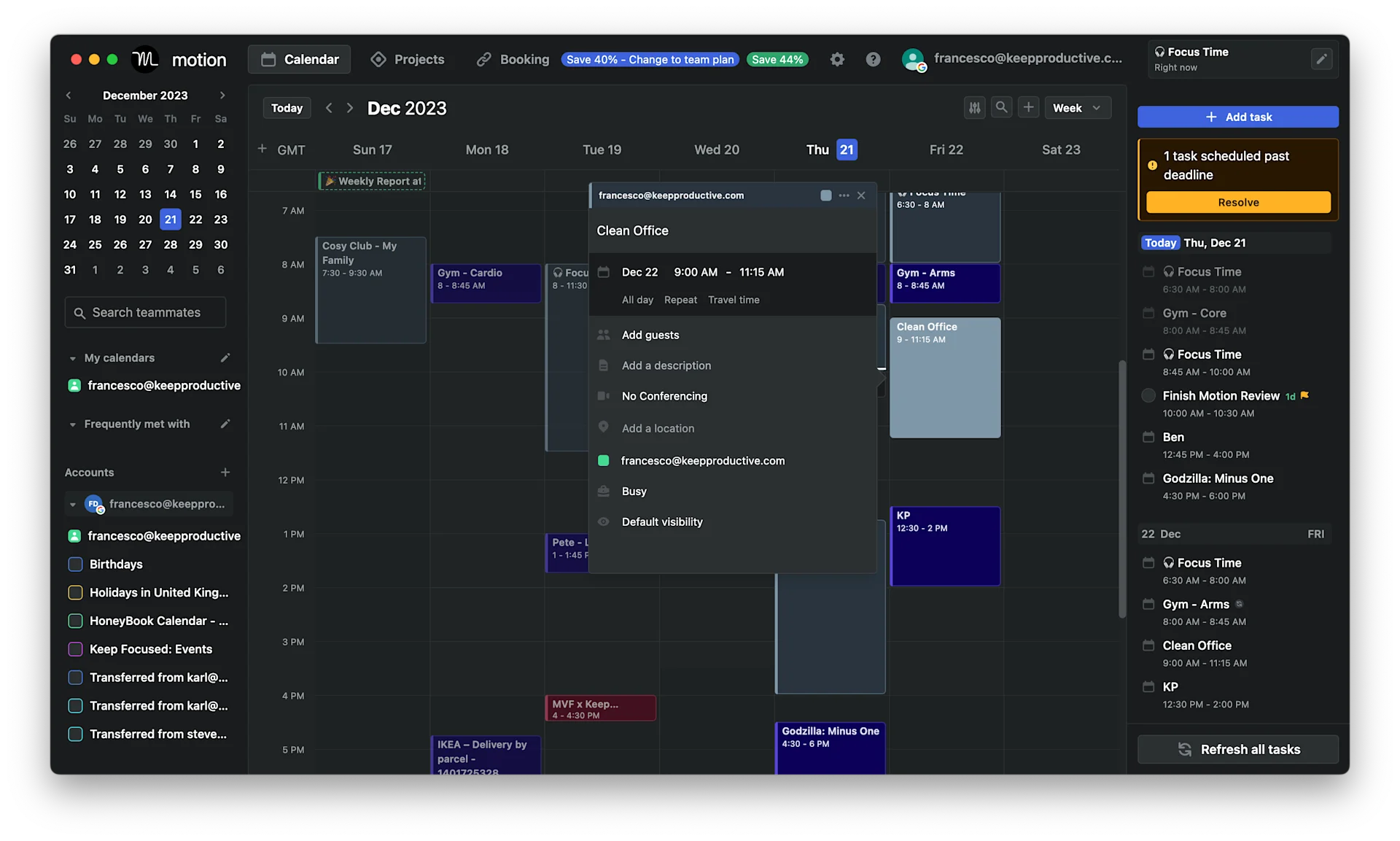 Motion App Design, Messy Look