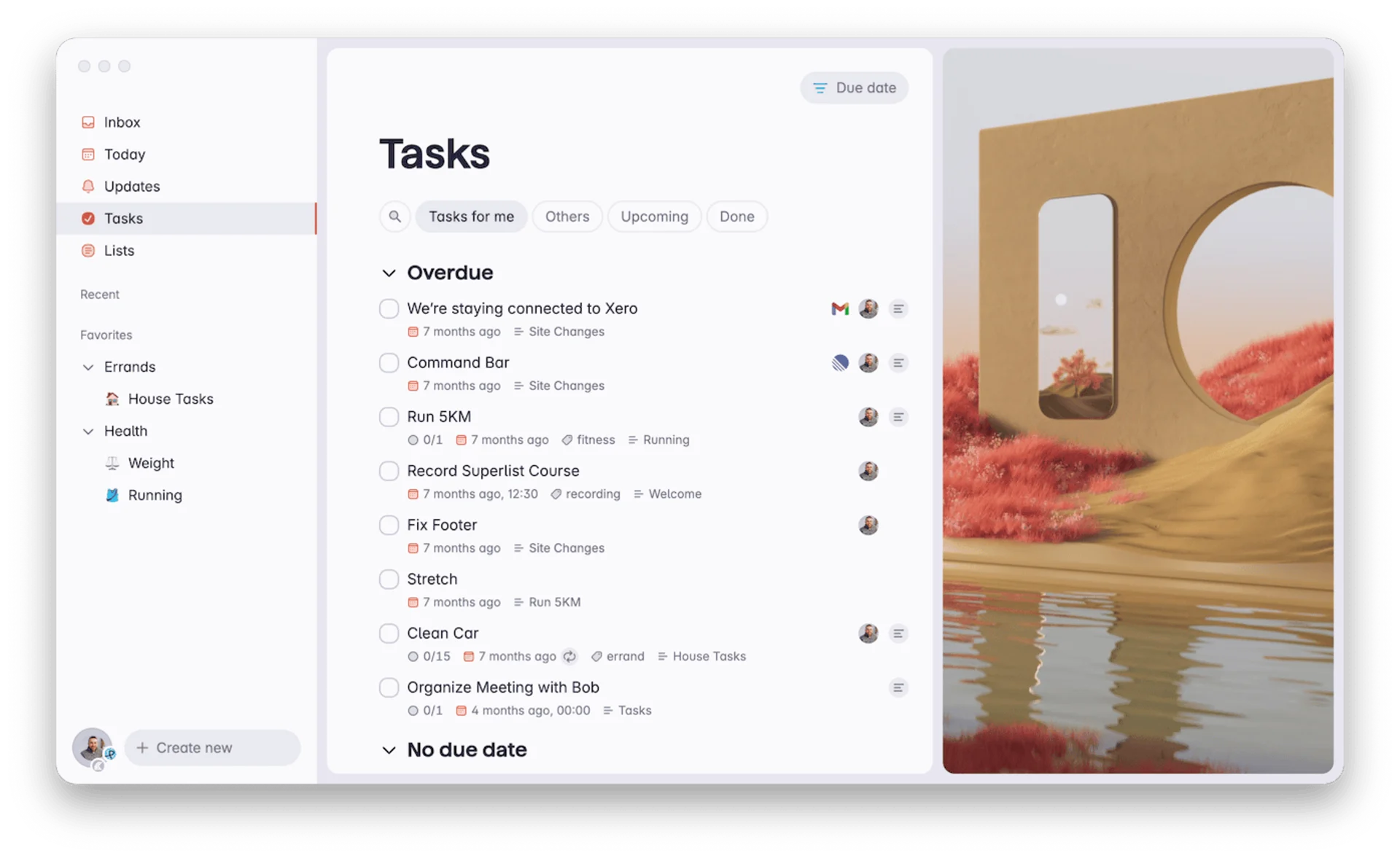 Superlist - All Tasks, Managing All Tassk