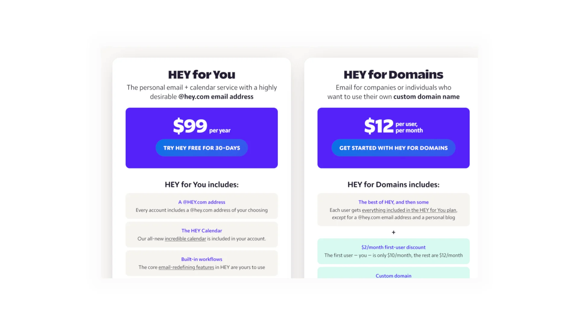 How much does Hey.com cost, Updated February 2024