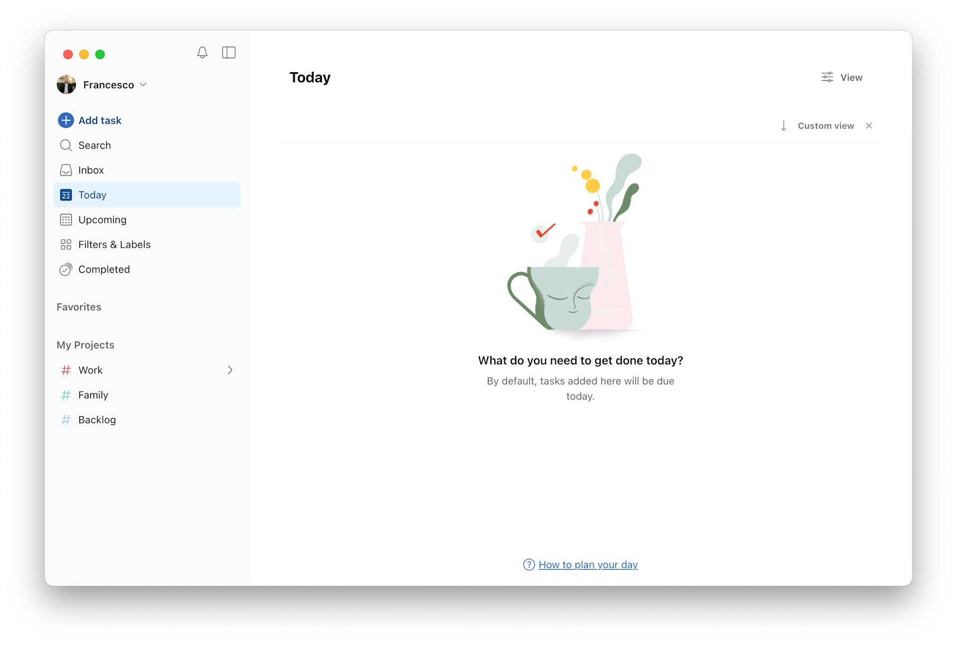New Themes Blueberry Todoist