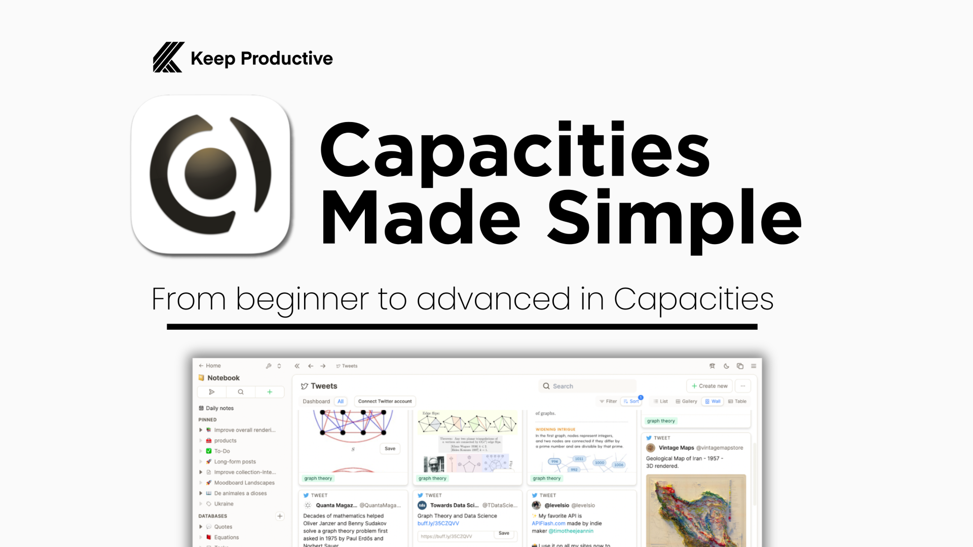 Capacities Made Simple - Course