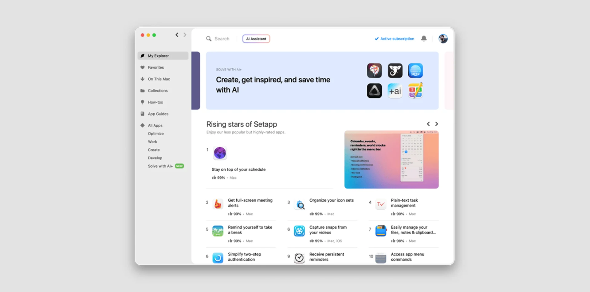Setapp, Finding Apps Tool