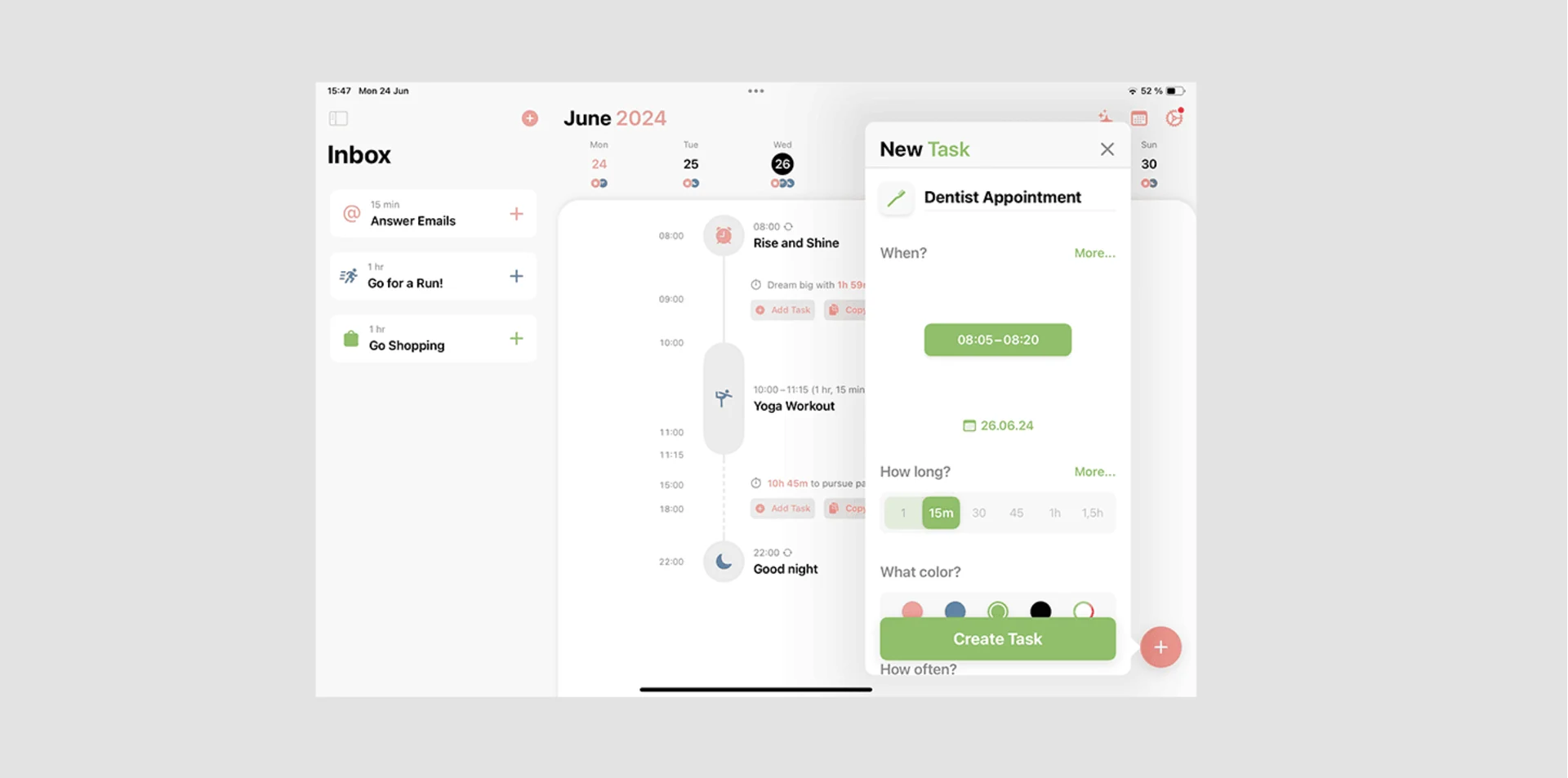 Structured - Adding Task