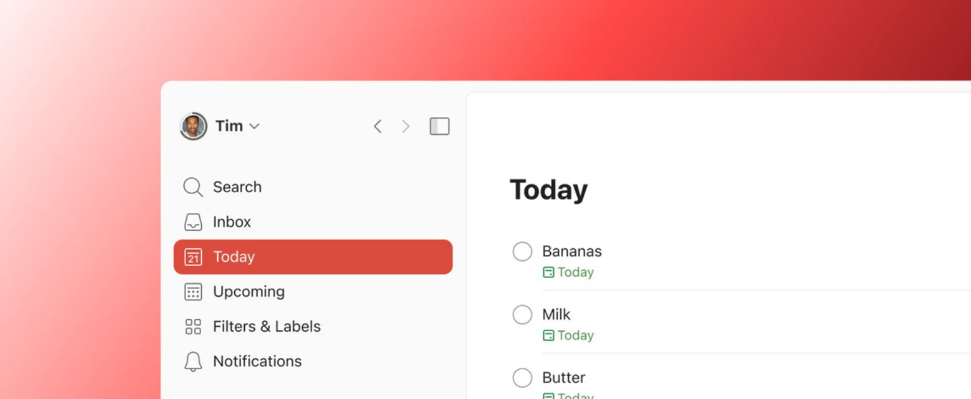 Todoist New Design
