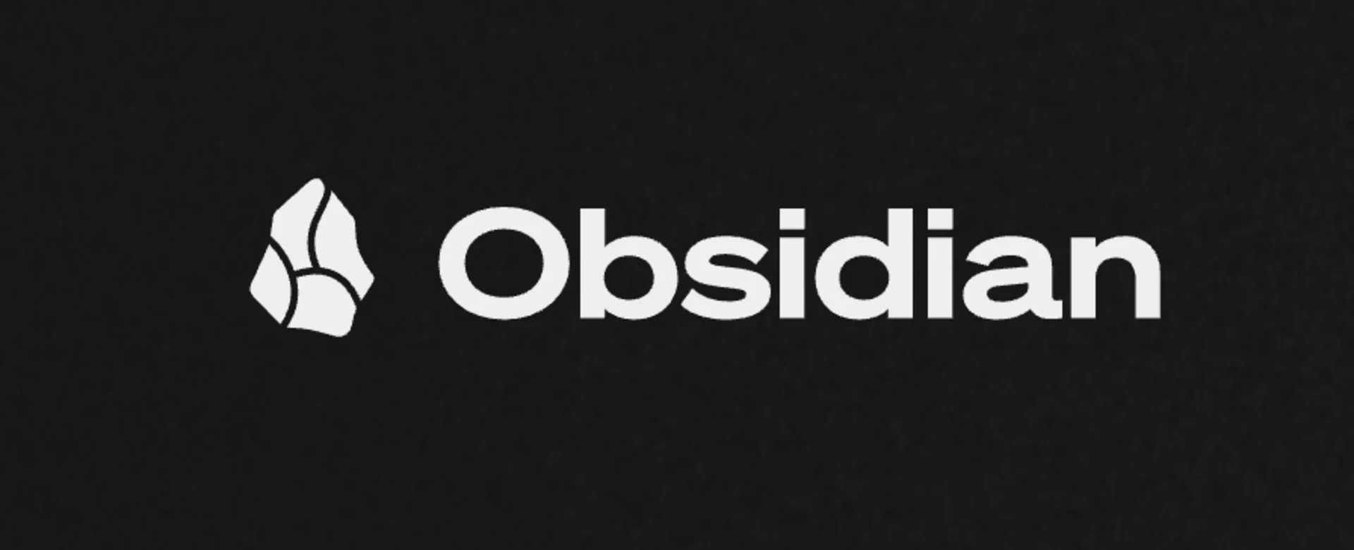 Obsidian New Text Logo, Not PNG