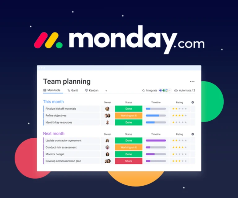 monday.com - Team Planning small