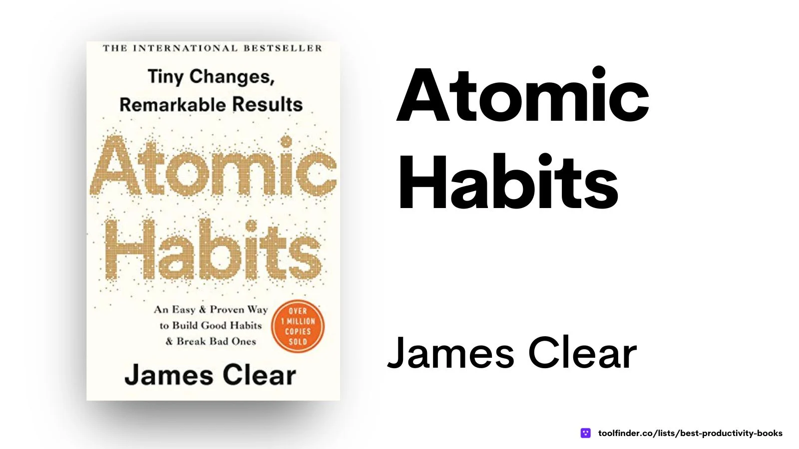 Atomic Habits by James Clear for creating new healthy habits.