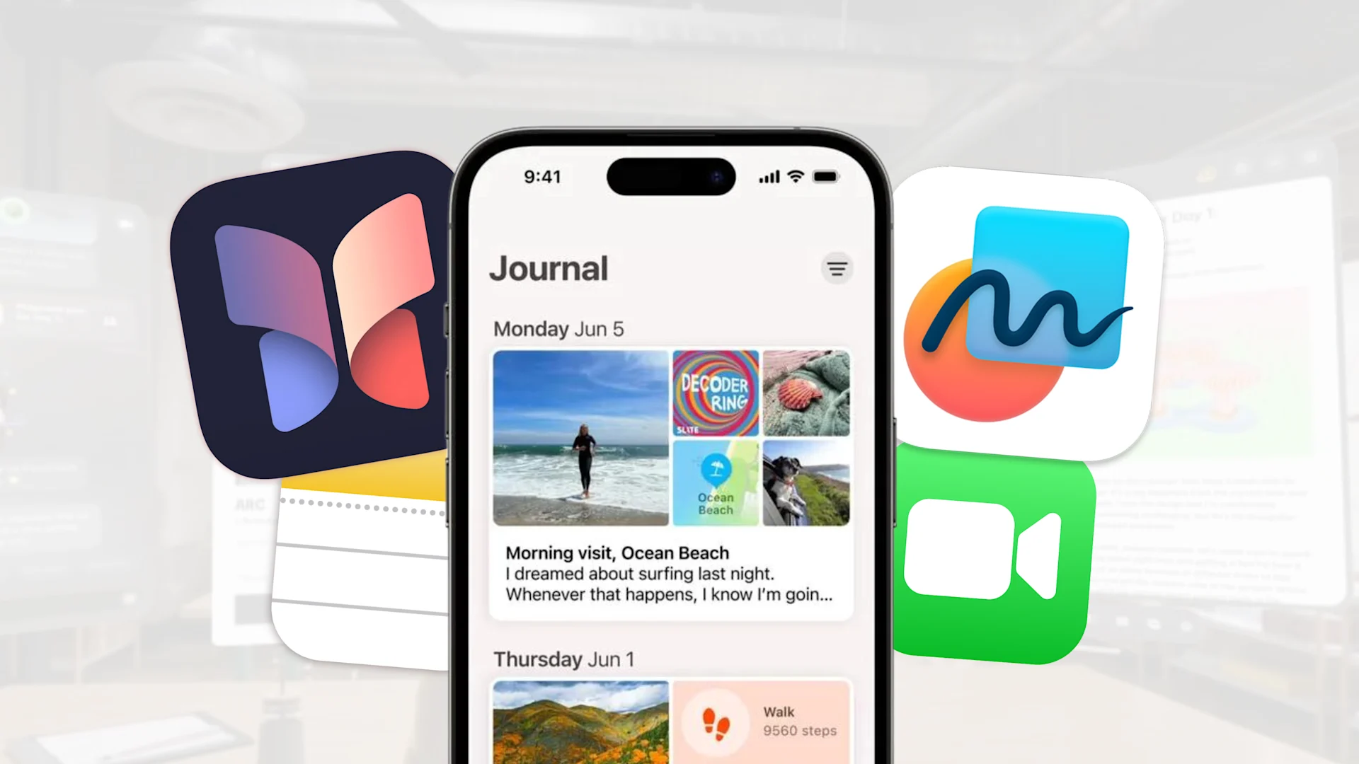 Releases for Productivity Apps, Apple Journal, Apple Freeform, Apple Notes