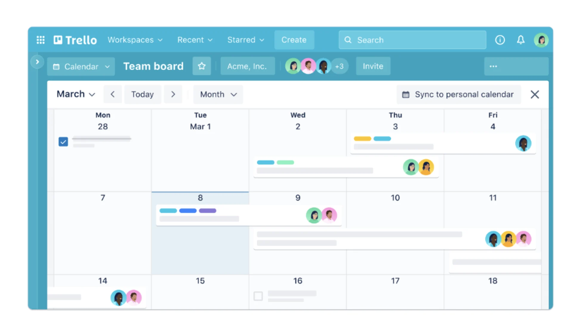 Trello Calendar View