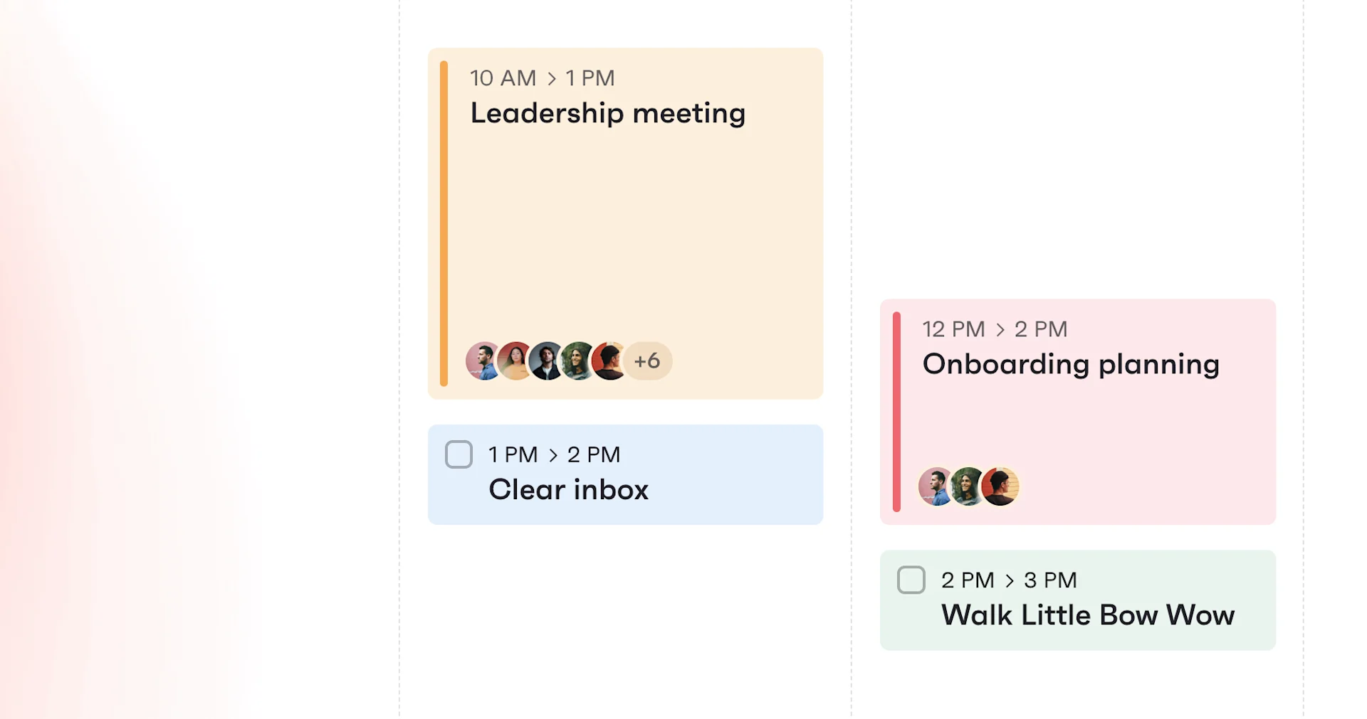 Morgen Calendar, Tasks, Calendar - One View