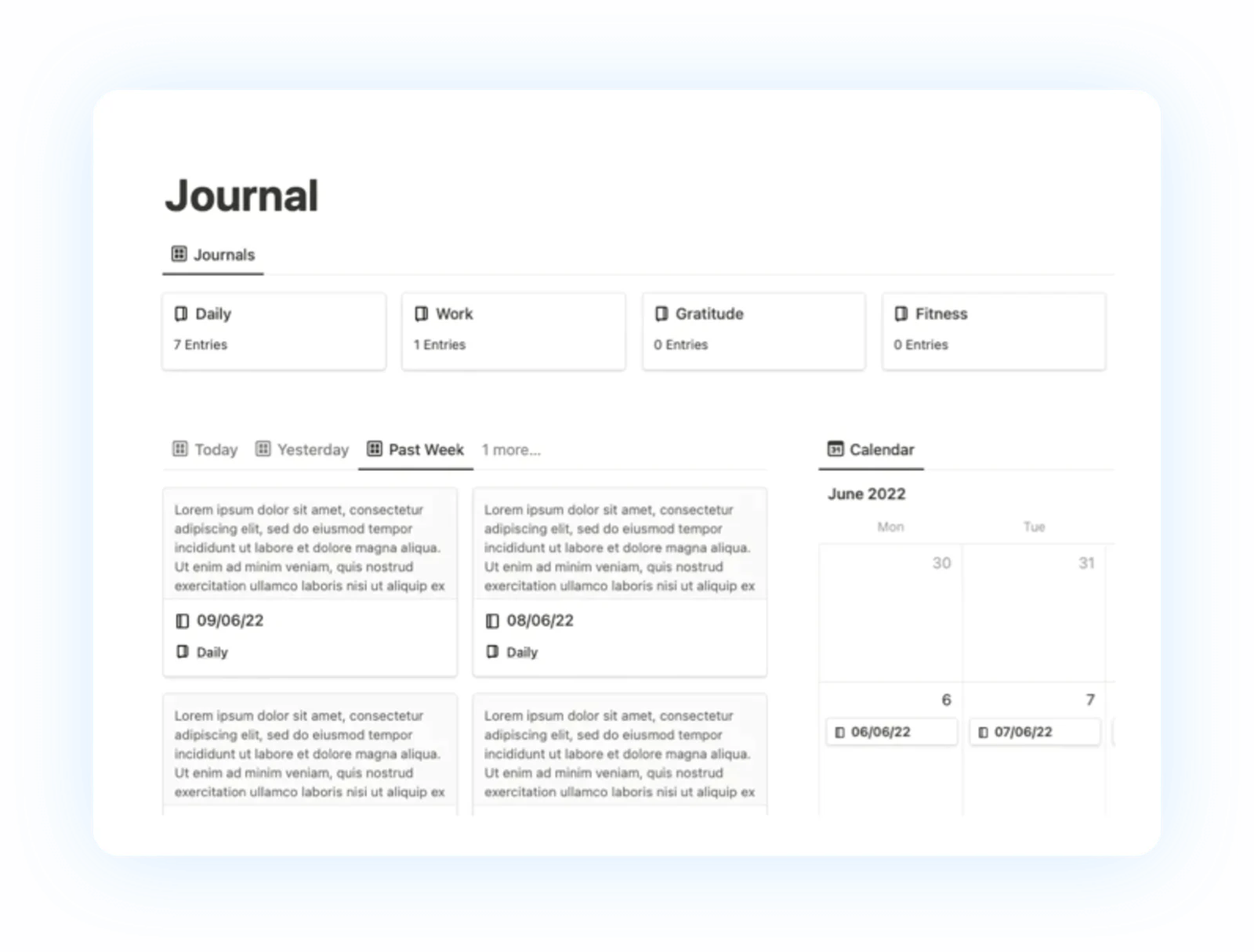 Easlo add on templates for journal, customise workspace in best notion templates.