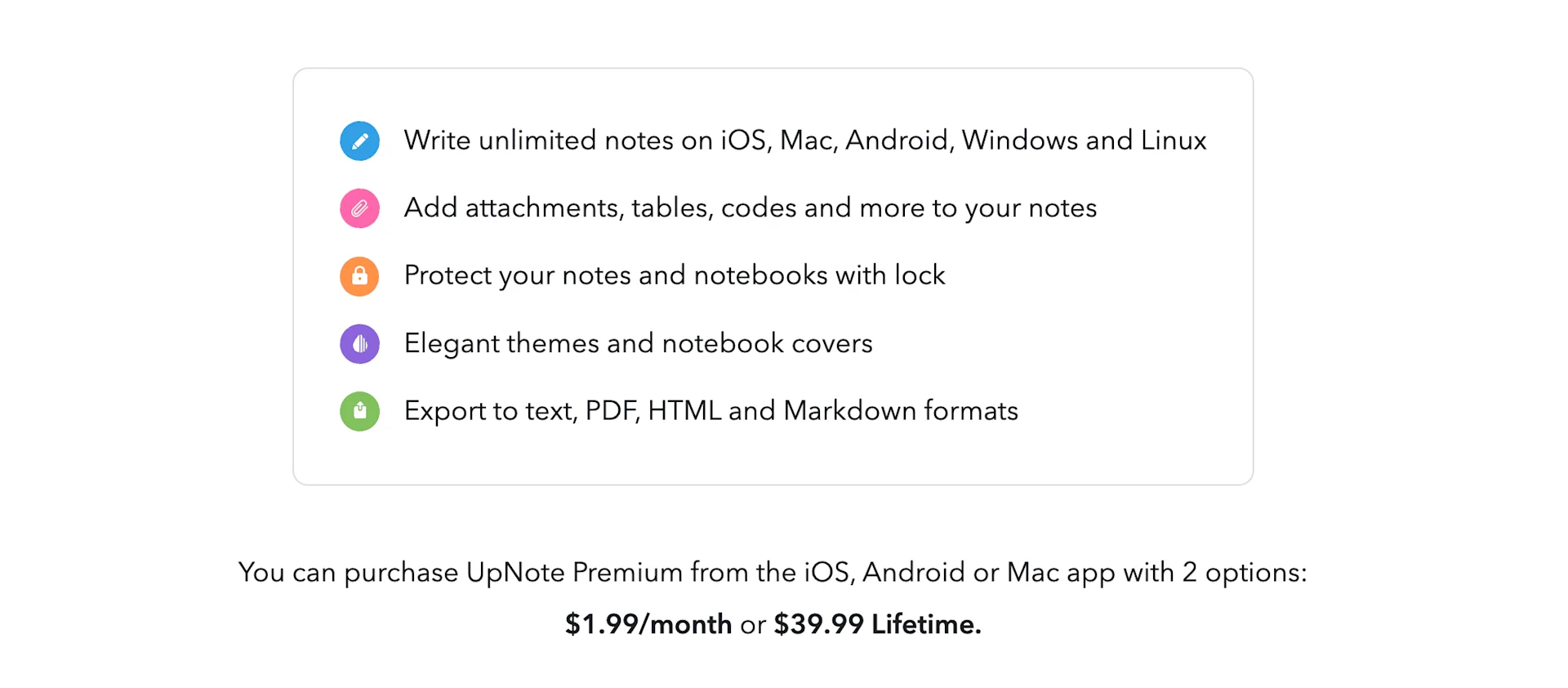 UpNote: Top Features, Pricing & User Reviews (2024)