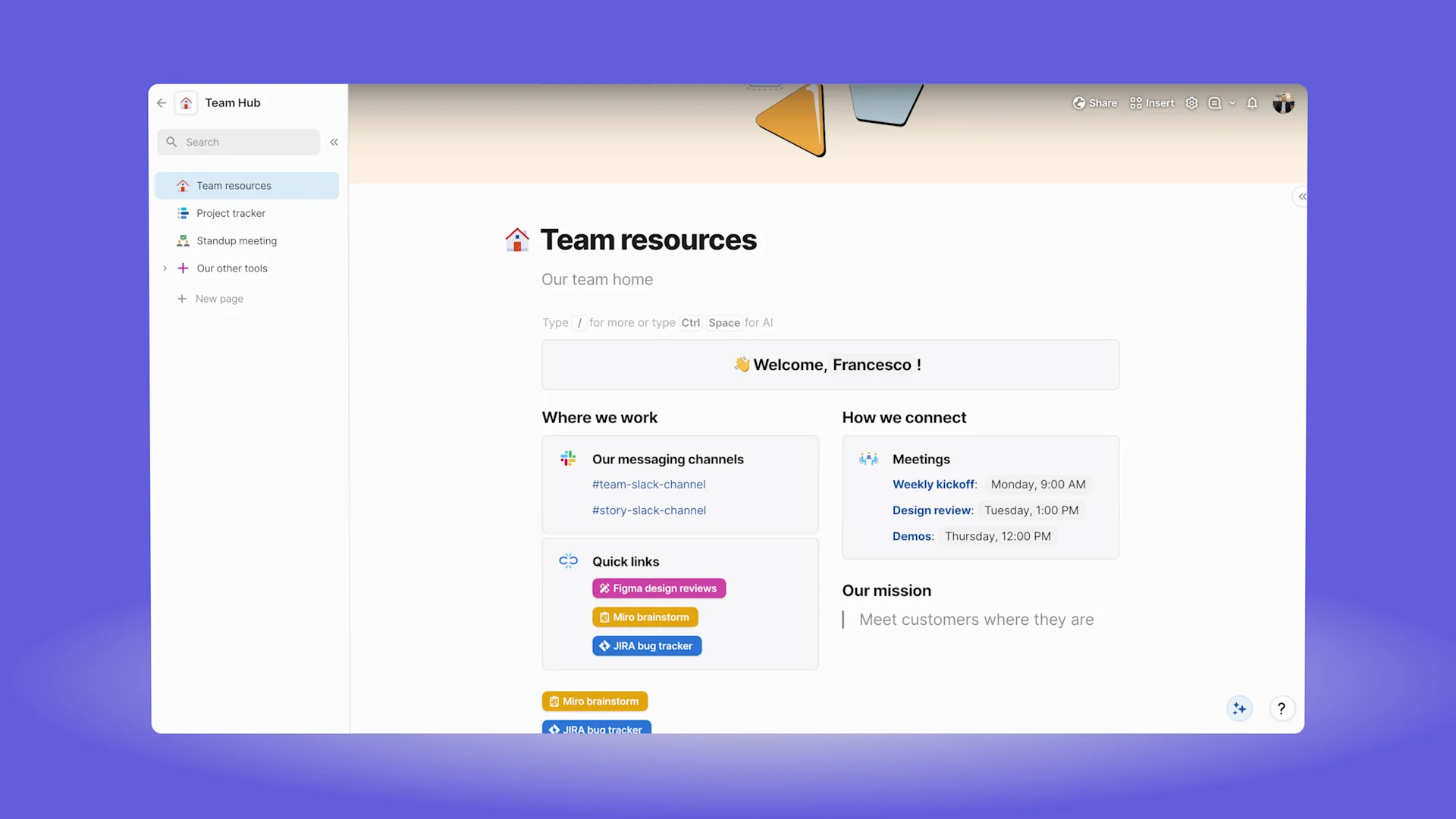 Coda, Project Web, Safari, Orange Background