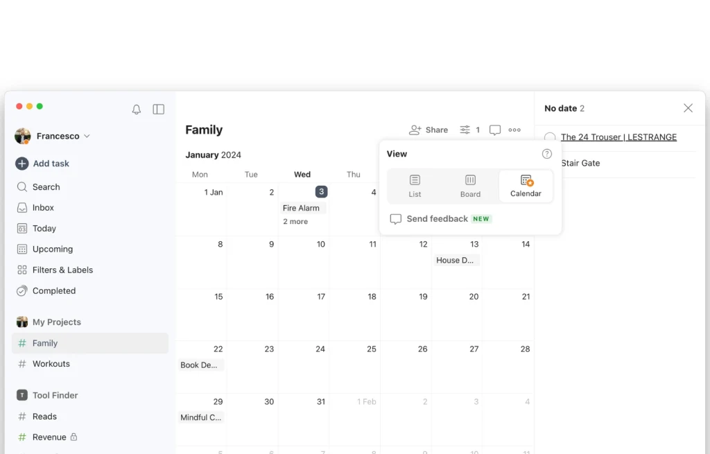 Todoist Unveils Project Calendar: Exciting Week Mode Ahead