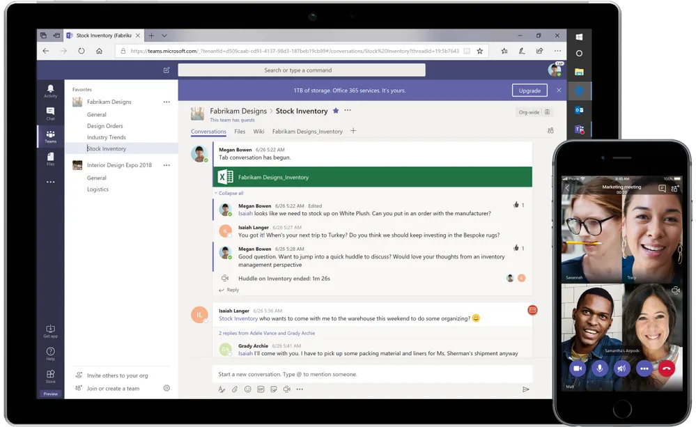 Microsoft Teams Channels, On All Devices