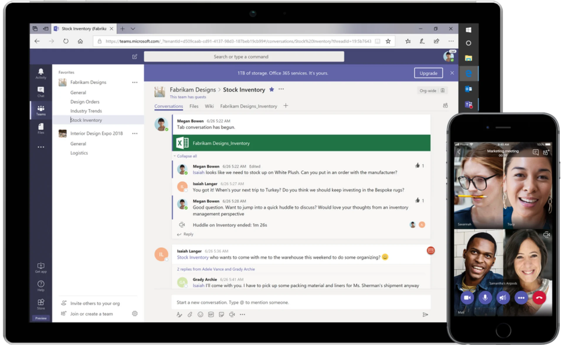 Microsoft Teams Channels, On All Devices