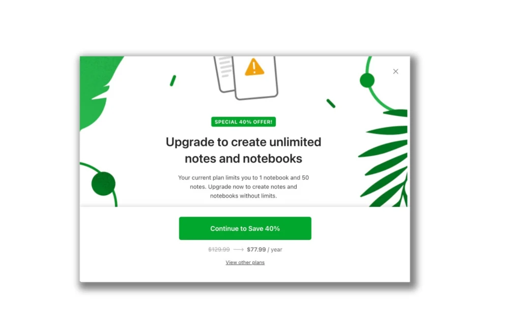 Evernote Wants To Limit You to 50 Free Notes