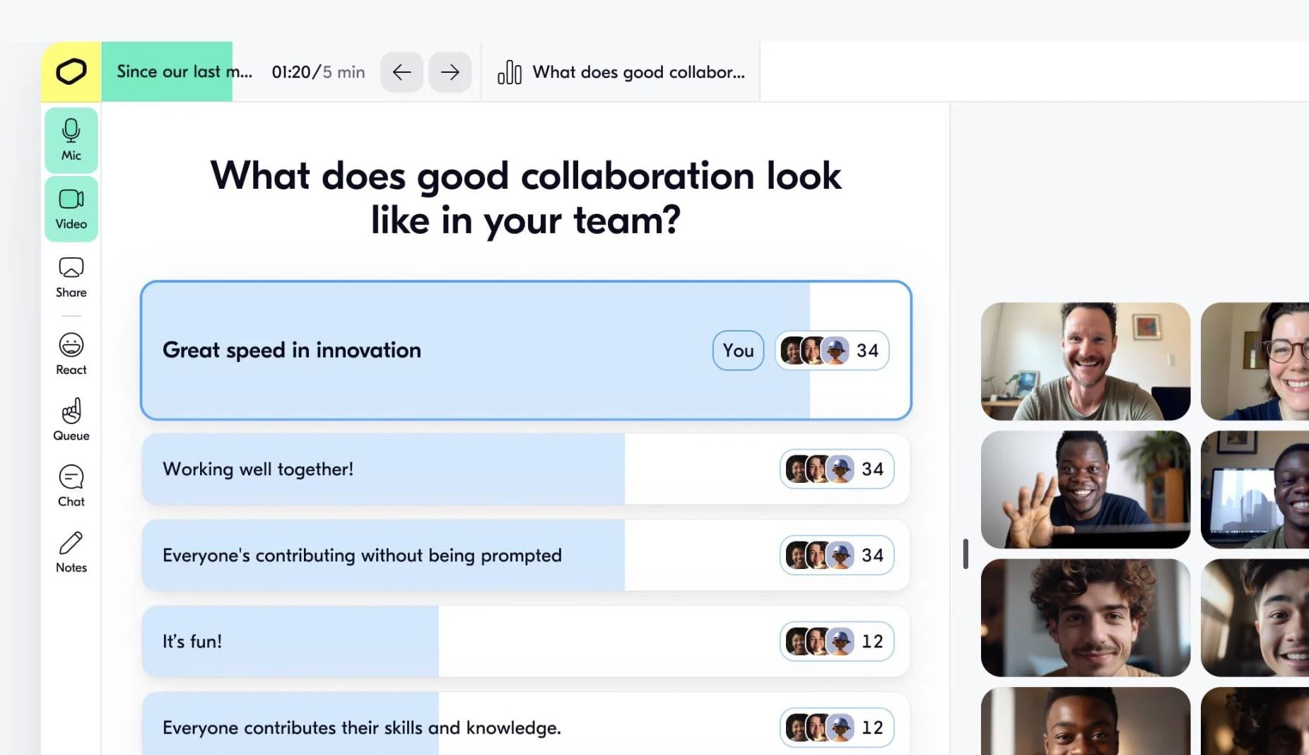 Butter, interactive meetings tool, software for meetings
