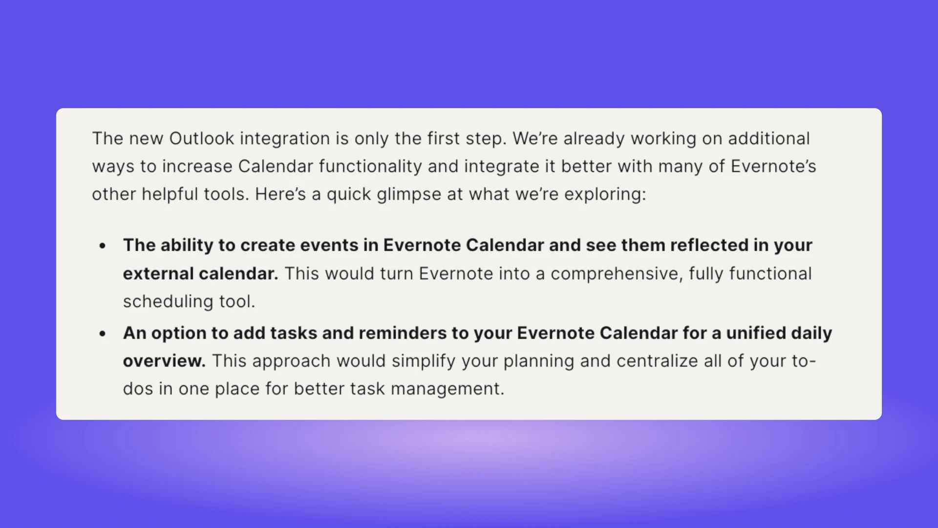 Evernote Scheduling Tool