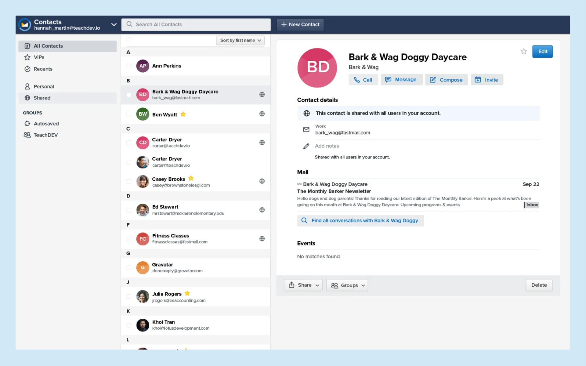 Fastmail Contact Page