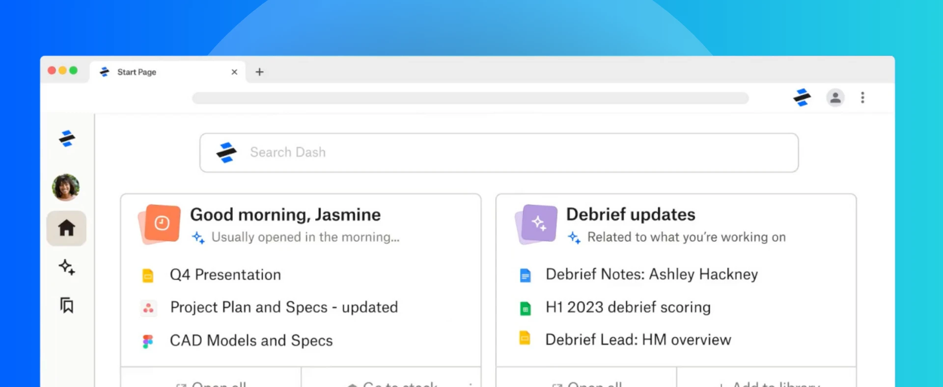 Dropbox Dash Browser - Dash AI Powered Search