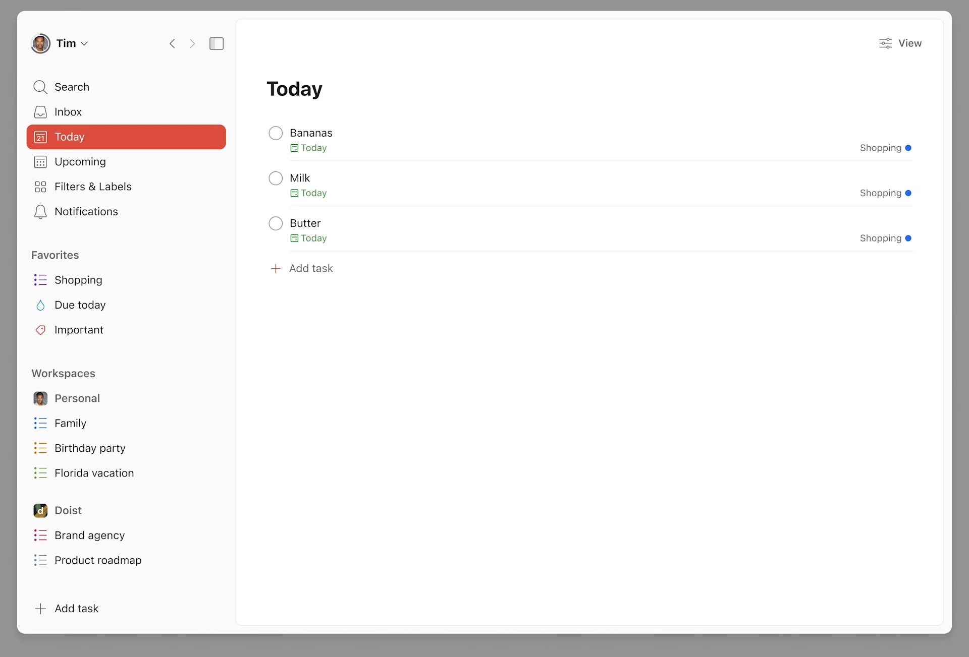 Todoist Redesigned Look