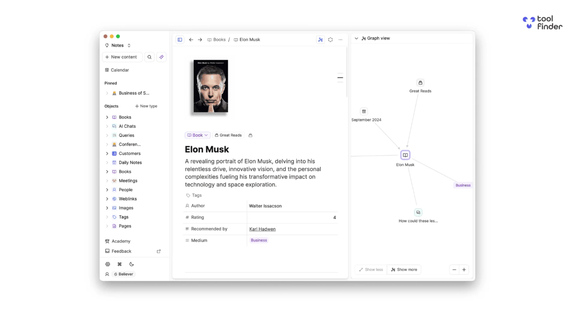 Capacities, Object Based Note-Taking, Calendar Home View, Capacities Review