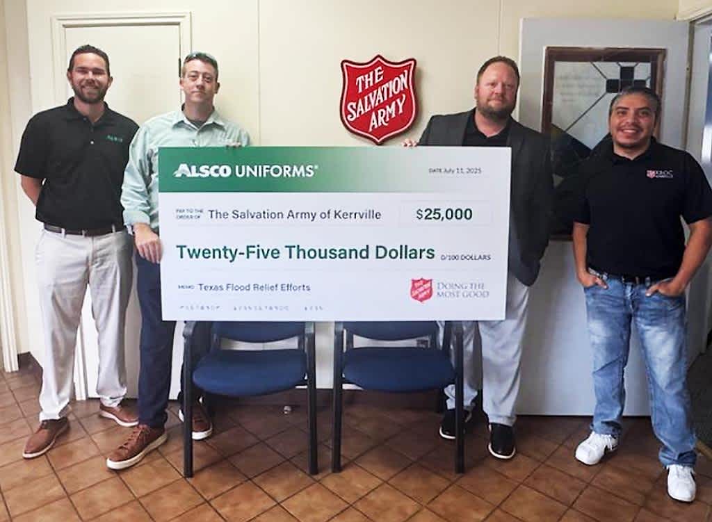 Alsco Uniforms Donates $25,000 and 500 First Aid Kits to... background