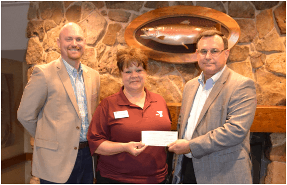 Alsco donates to YMCA Trout Lounge and Camp Lakewood