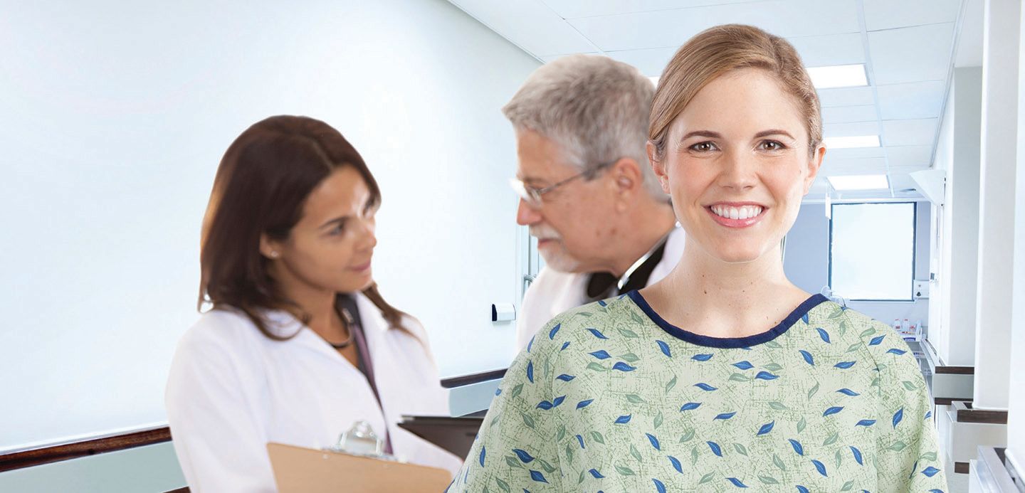 Medical professionals in uniform.