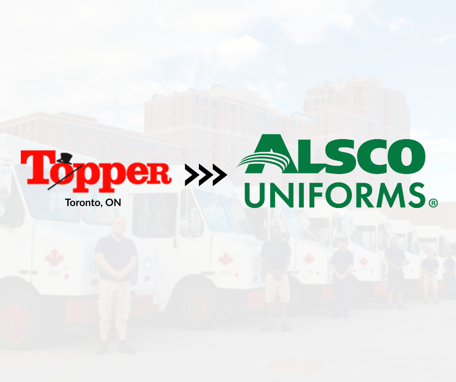 Topper Linen and Alsco Uniforms Logos